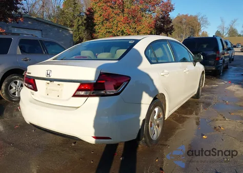 2013 Honda Civic Lx z USA, uszkodzony, nr VIN 2HGFB2F59DH578359
